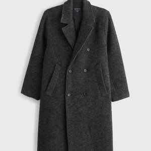 Abercrombie & Fitch Charcoal Trench Coat